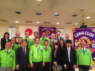 甲府若葉ライオンズクラブ・集合写真